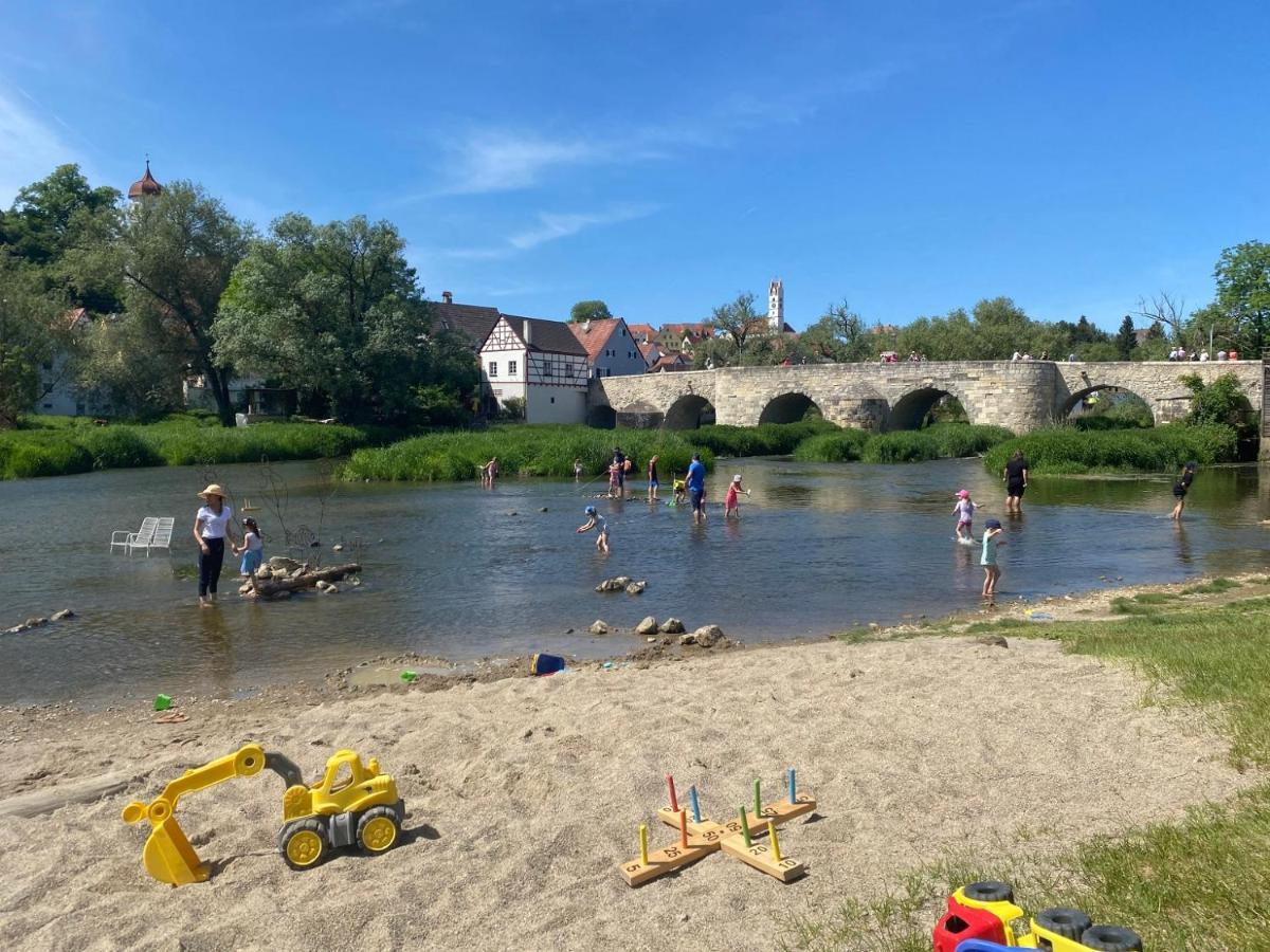 Appartement Burgblick Harburg  Exteriör bild